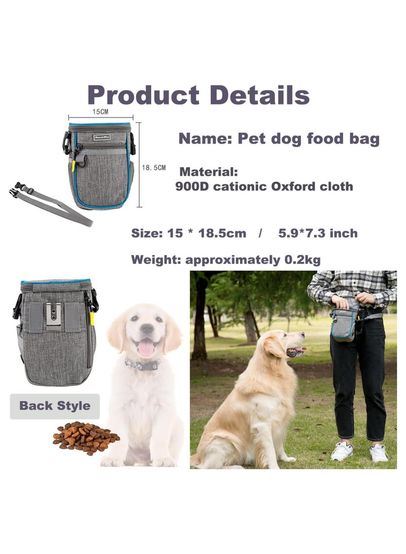 SOLARAE Dog Training Pouch for Treats, Dog Training Treat Pouch with Shoulder Strap Adjustable Belt, Pet Walking Bag Dog Training, Dog Walking, Hiking, Outdoor Travel, Dog Treat Pouch Easily Carries Pet Toy - Image 4
