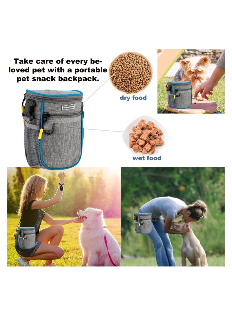 SOLARAE Dog Training Pouch for Treats, Dog Training Treat Pouch with Shoulder Strap Adjustable Belt, Pet Walking Bag Dog Training, Dog Walking, Hiking, Outdoor Travel, Dog Treat Pouch Easily Carries Pet Toy - Image 5