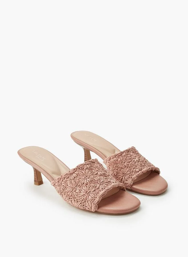 Celeste Women Kitten Heel Sandals