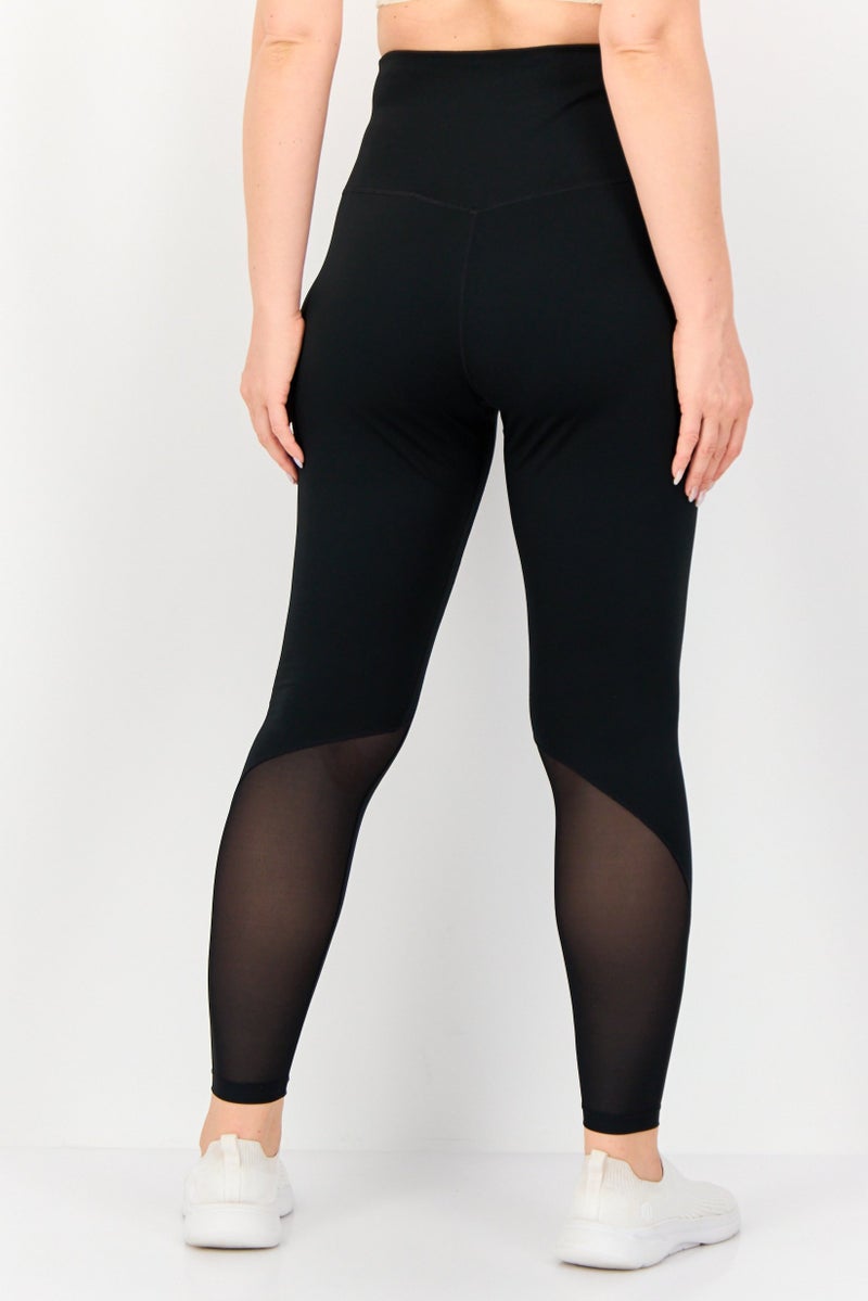 Nike Women Tight Fit Brand Logo Outdoor Tights, Black - Image 3