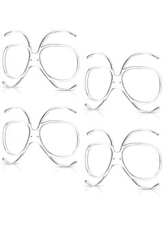 Ski Goggles RX Insert Optical Adaptor and Snowboard Goggle for Glasses Wearers Universal Size Inner Frame Motorcycle 4 Pieces