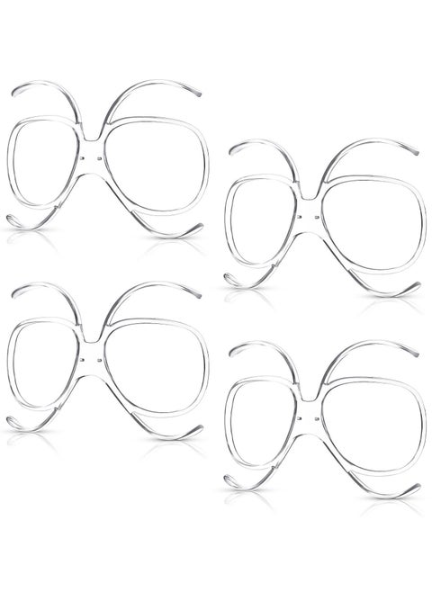 Ski Goggles RX Insert Optical Adaptor and Snowboard Goggle for Glasses Wearers Universal Size Inner Frame Motorcycle 4 Pieces