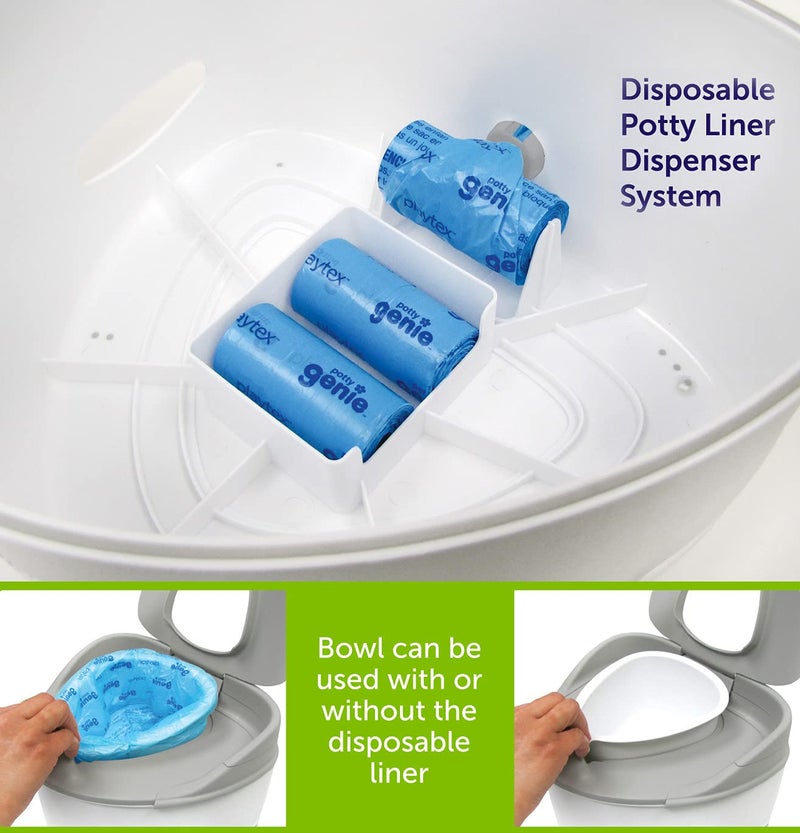 Playtex Baby Potty Genie Liner Refill Bags 2 Pack, Blue - Image 4