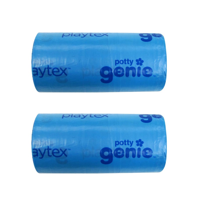 Playtex Baby Potty Genie Liner Refill Bags 2 Pack, Blue - Image 1