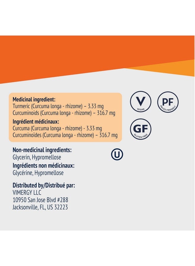 Vimergy كبسولات فيمرجي الكركم مع الكركمين - تعزز صحة العظام والحركة* - تدعم الذاكرة ووظائف الدماغ* - كوشير، نباتي وخالي من الغلوتين - (270 حبة) - Image 5