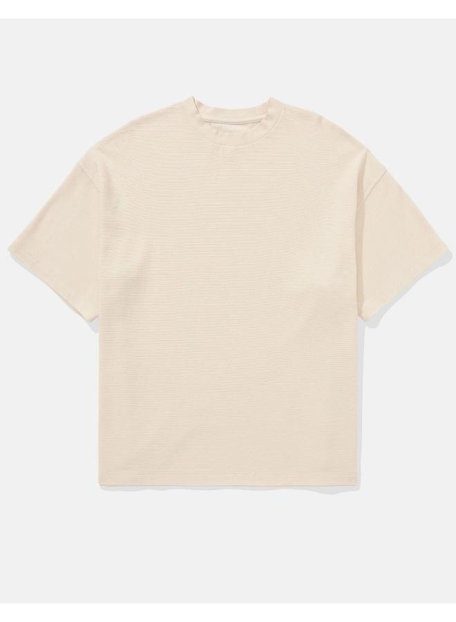 American Eagle AE Oversized Textured T-Shirt - Image 3