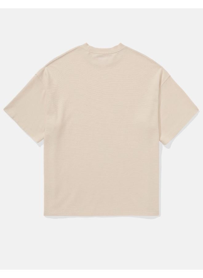 American Eagle AE Oversized Textured T-Shirt - Image 2
