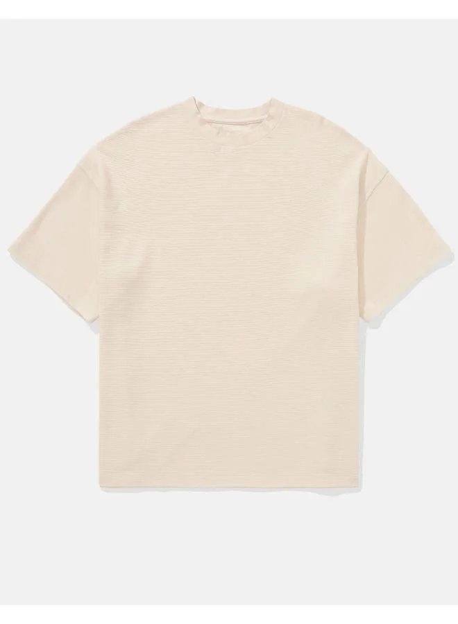 American Eagle AE Oversized Textured T-Shirt