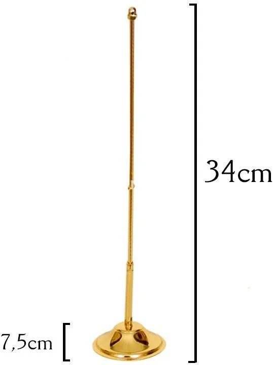 ساترنديزاين Desktop Ministry of Youth and Sports Flag + Brass Pole Table Flag Set