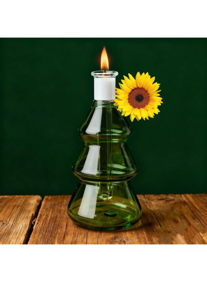 شيانغ مي زجاجة مصباح زيتي زجاجية ممتازة مقاومة للحرارة مصنوعة من مادة البورسليكات عالية الجودة للاستخدام طويل الأمد (لون عشوائي) - Image 2