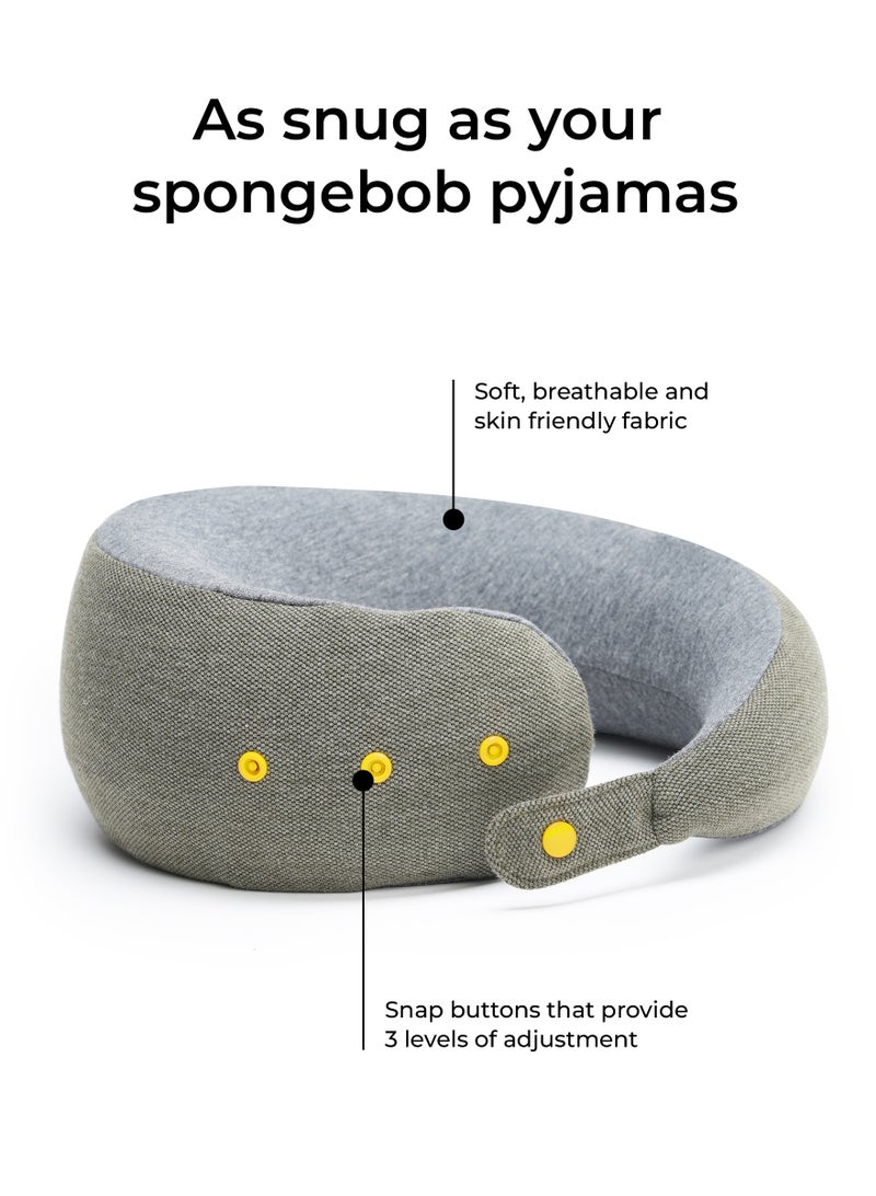 Mokobara The Travel pillow Cloud Forest, Light Grey - Image 5