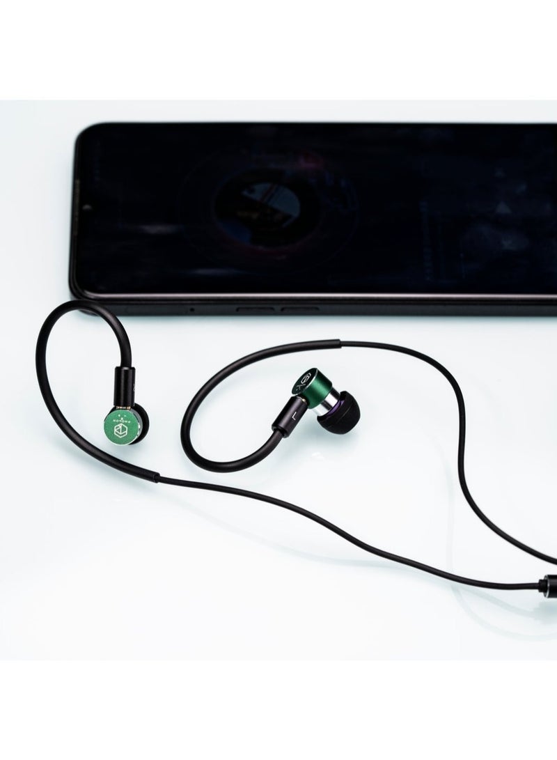 ROSESELSA Photon Pro Wired Earphones Type-C Wired Gaming Earphones, HiFi In-Ear Monitors (IEM) with Mic, 8mm Dynamic Driver, CNC Aluminum Body with Detachable 0.78mm 2-Pin Cable for Android/iPhone 15/PC - Image 2