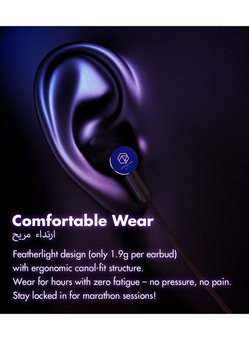 ROSESELSA Photon Pro Type-C Wired Gaming Earphones with Mic, Low Latency USB-C IEM Earbuds, 8mm Driver, CNC Aluminum Body, Compatible with iPhone 15/16, Samsung, Android & PC - Image 5