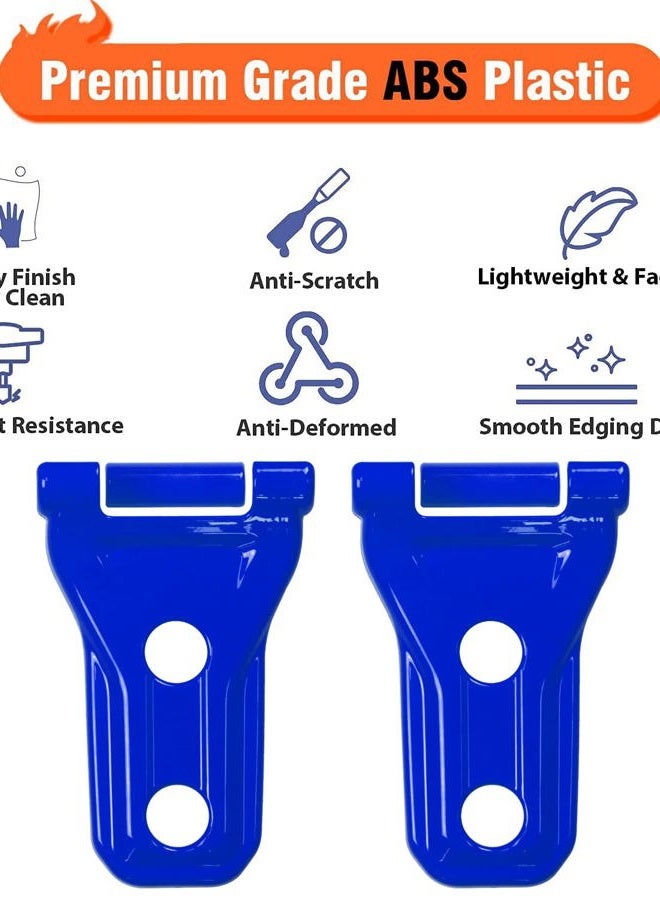 YANWEN Engine Hood Hinge Trim Decoration Cover Compatible with Jeep JL JLU Wrangler & Unlimited 2018-2021 (Blue 2Pack) … - Image 4