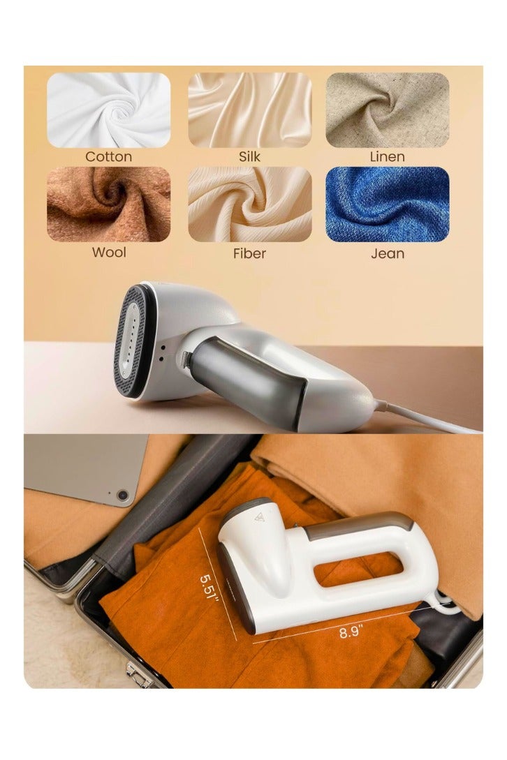 Chase Up Magic 1 Steamer Steamer with Suction Function, Portable Travel Steamer, 2300 Pa Suction Power, 2 Removable Water Tanks, 30 Seconds Heating, Steam Iron 2 in 1 - Image 3