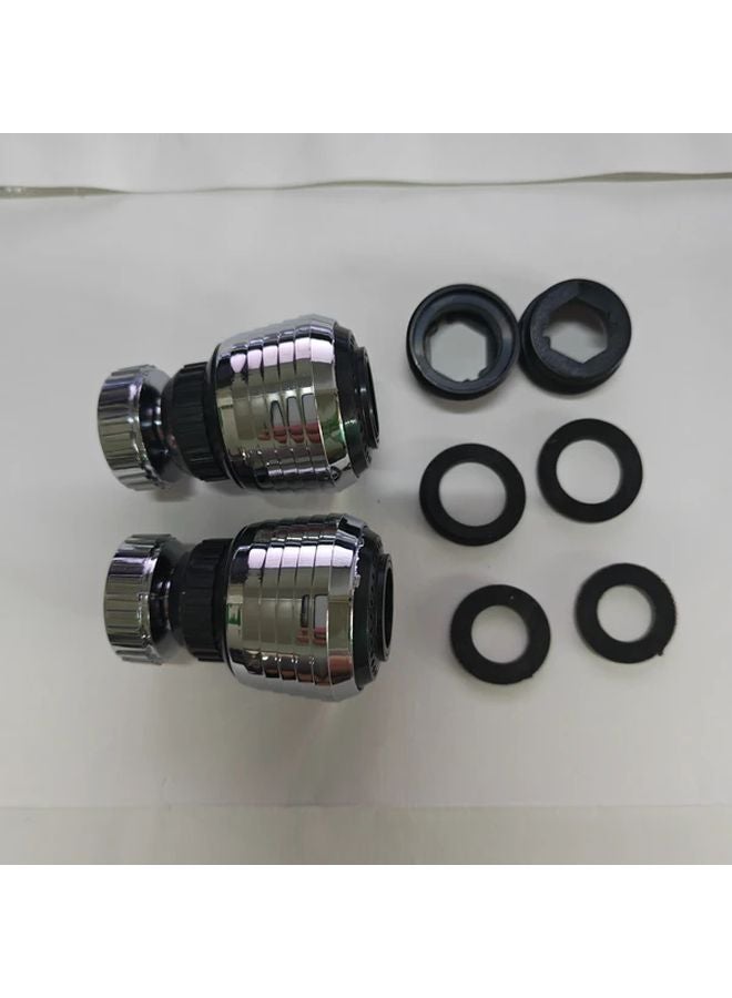 2pcs Water Saving Faucet Aerator Universal Kitchen Splash Filter Nozzle - Image 1