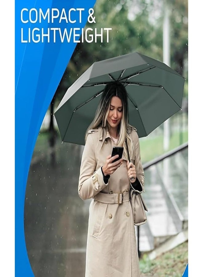 SKYTONE Umbrellas, Umbrella for Women, Umberallas for Rain Big Size Men, Umbrella for Wind and Rain, Windproof Umberalla Large for Man, Women, Kids, Girls, Boys (Green) - Image 2