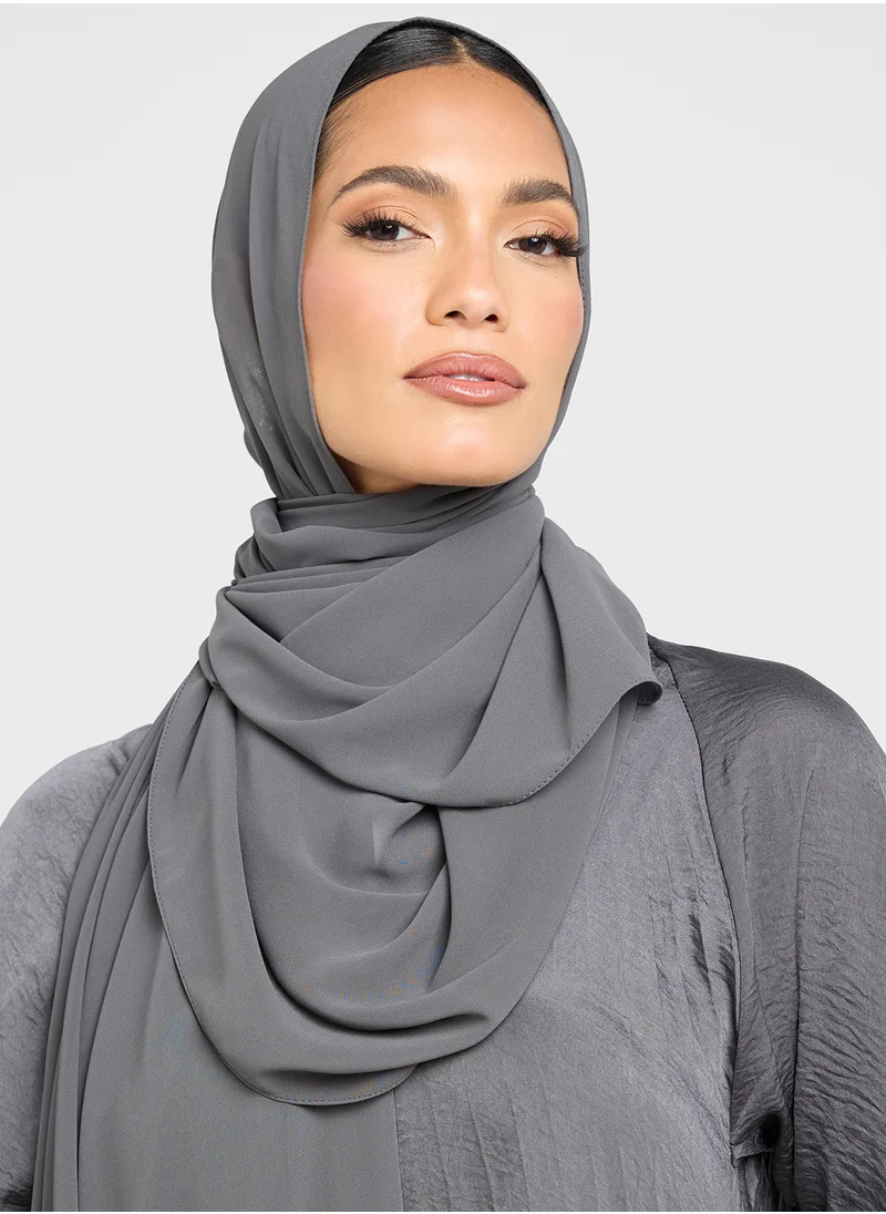 Khizana Pleated Abaya With Sheila