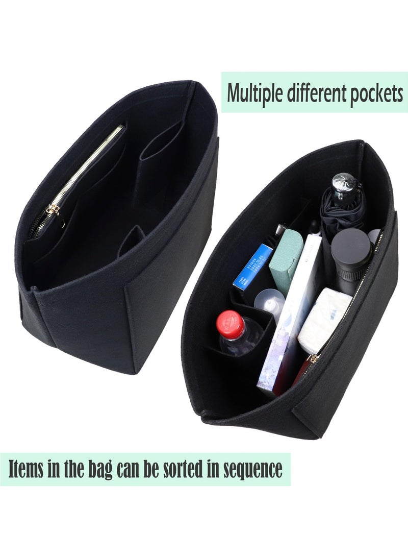 Chielor Purse Organizer Insert for Longchamp Le Pliage, Premium Felt Long Champ Bag Handbag Women, Tote Organizer Insert with 9 Compartments - Image 5