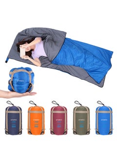 TOMSHOO TOMSHOO Ultralight Sleeping Bag for Adults Outdoor Envelope Sleeping Bag for Warm Weather Camping Backpacking Hiking  - Image 2