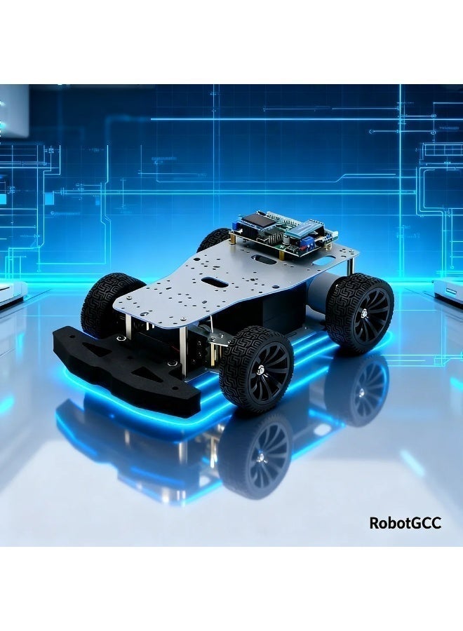وبوت جي سي سي منصة هيكل روبوت STM32 متوافقة مع ROS بنظام أكرمان أو التفاضلي، عجلات ميكانوم متعددة الاتجاهات، محركات مشفرة، قاعدة قيادة كهربائية لمشاريع الملاحة الذاتية والروبوتات - Image 1