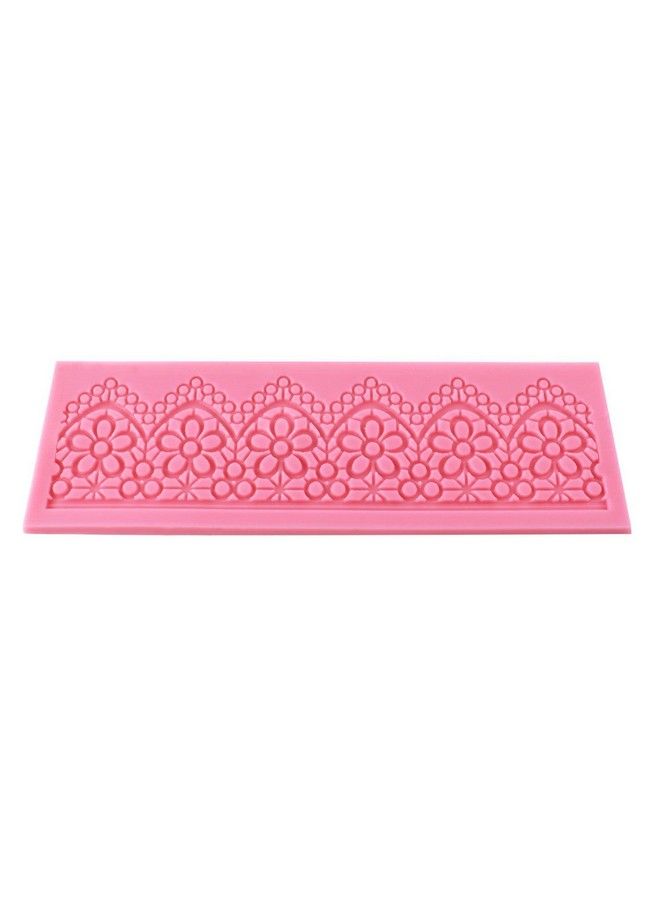 Zittop Change Hot Lovely Pink Lace Silicone Mold Cake Decoration Tool For Fondant Cake Cupcake - Image 2