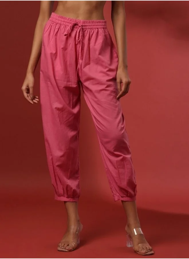 Abhishti Pathani Pants- coral