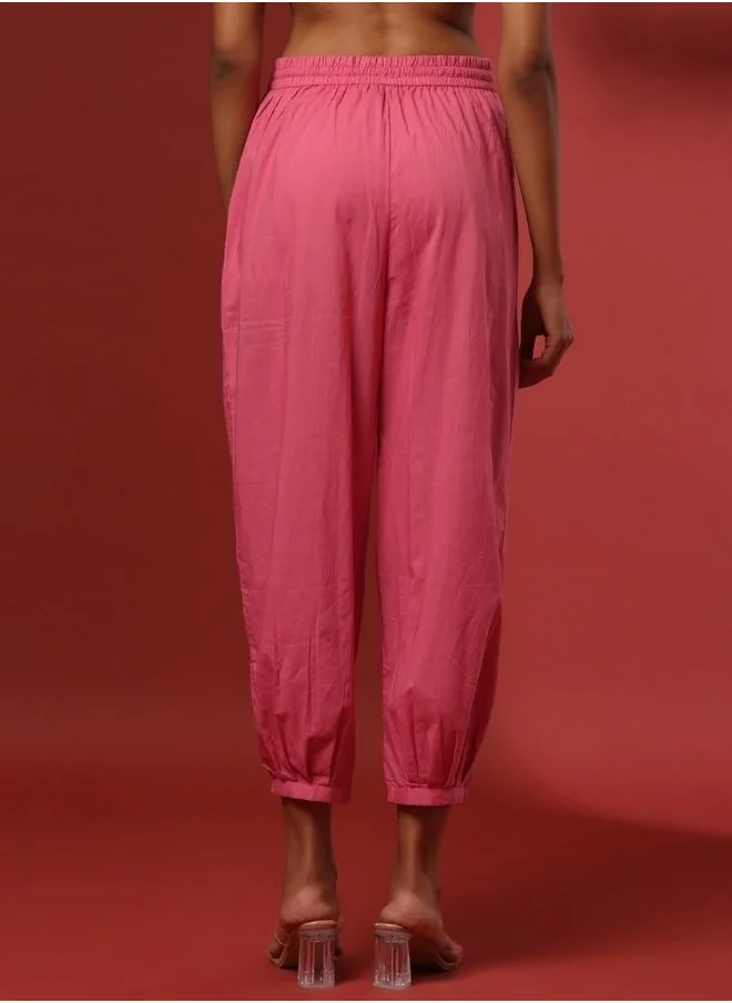 Abhishti Pathani Pants- coral