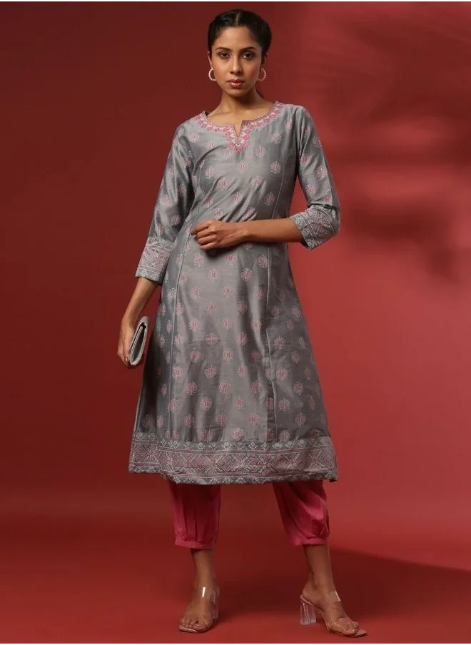 Abhishti Pathani Pants- coral
