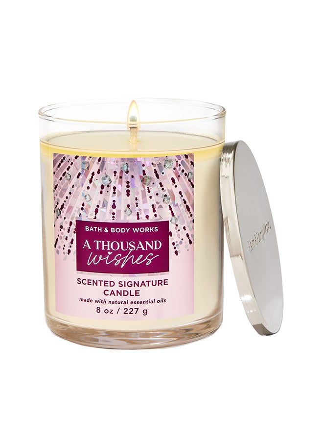 Bath & Body Works A Thousand Wishes Single Wick Candle 