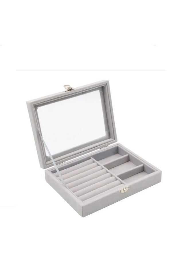 Velvet Box Luxury Jewelry Box For Ring Earring Necklace - Image 1