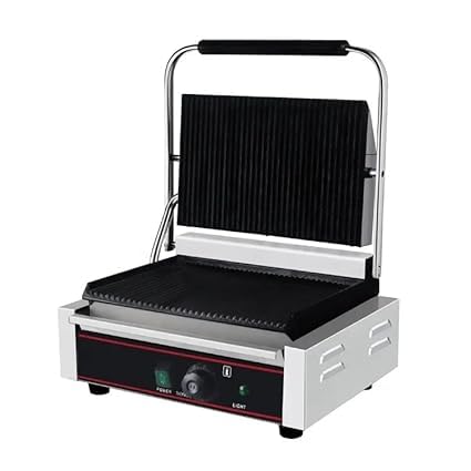KIRAN ENTERPRISE Kiran Enterprise Metal 4 Slice Heavy Sandwich Griller Suitable For Restaurants Hotels And Commercial Purpose 2500 Watts White  - Image 1