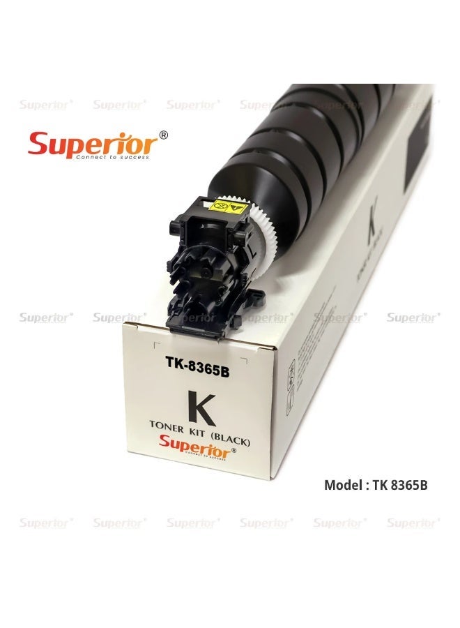 SOS Superior Superior TK-8365 Black High Yield Compatible Toner Cartridge for Kyocera TASKalfa 2554ci - Image 2