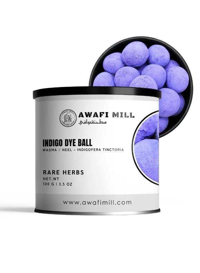 AWAFI MILL Indigo Dye Kit (Natural Blue Dye) - 100 g | 3.5 Oz - Image 1