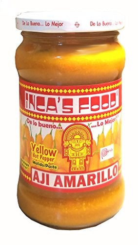 Incas Food Aji Amarillo Yellow Hot Pepper Molidopaste 105oz Product of Peru