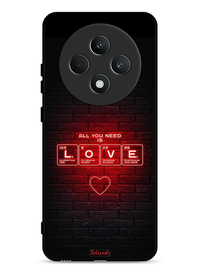 Tolwak Oppo Reno12 F 5G Protective Case Cover All You Need Is Love - Image 1