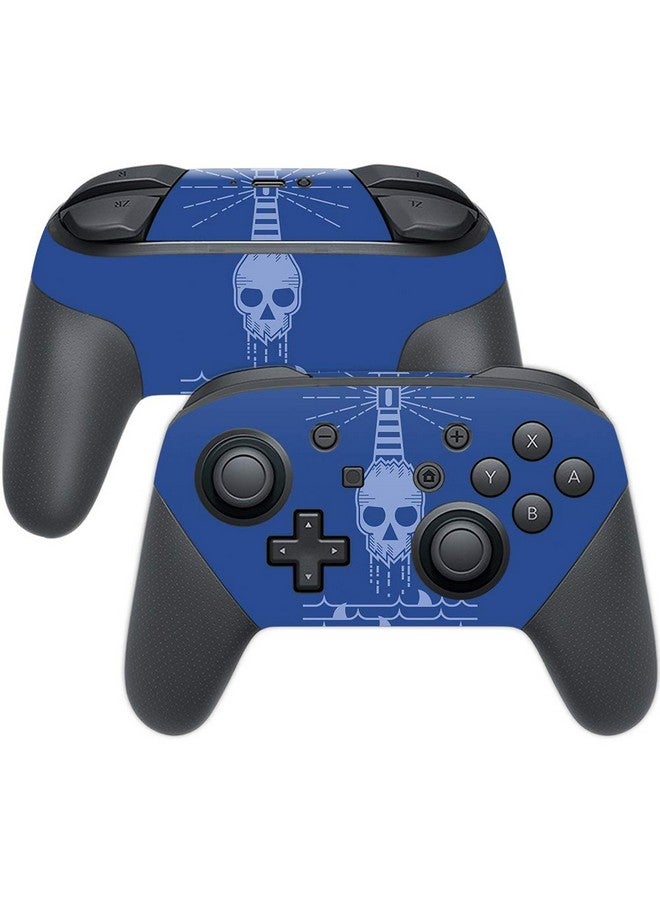 مايتي سكينز غلاف Mightyskins متوافق مع وحدة تحكم Nintendo Switch Pro Danger Sea | غطاء ملتف واقٍ ومتين وفريد من نوعه من الفينيل | سهل التطبيق والإزالة وتغيير الأنماط | صنع في الولايات المتحدة الأمريكية - Image 1