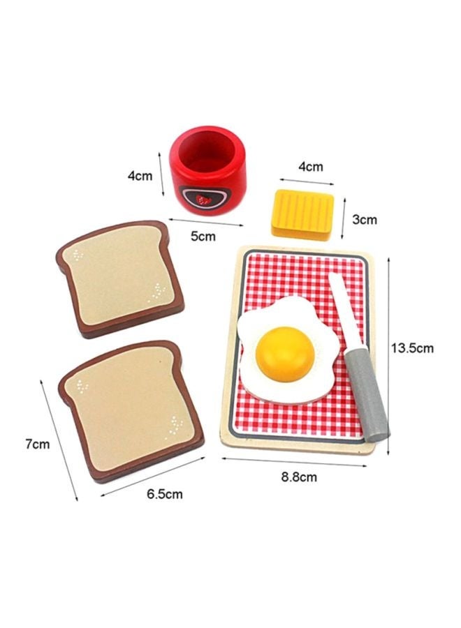 CYTHERIA Wooden Toasters Bread Maker Kitchen Pretend Play - Image 3