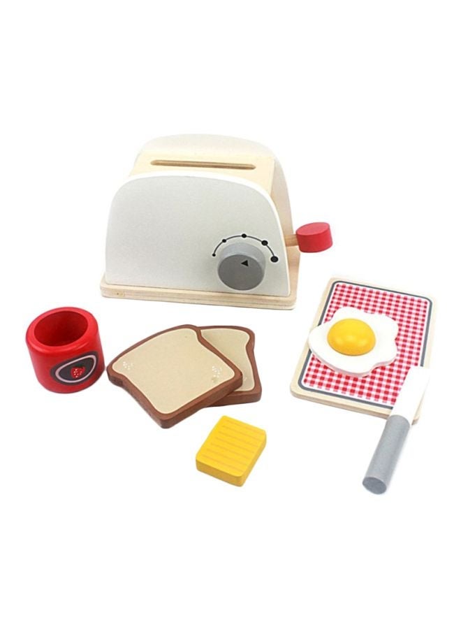 CYTHERIA Wooden Toasters Bread Maker Kitchen Pretend Play - Image 1