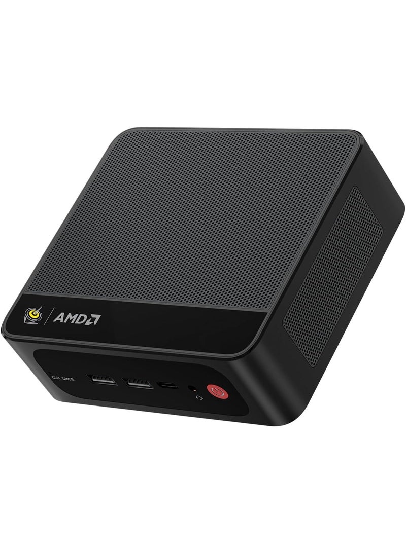 Beelink SER5 PRO Mini PC with AMD Ryzen 5 5625U (6C/12T,up to 4.3 GHz) | 16GB DDR4 480GB SSD Mini Desktop Computer | Triple 4K Display HDMI DP Type-C | 2.5G LAN WiFi 6 BT5.4 | Auto Power On - Image 1