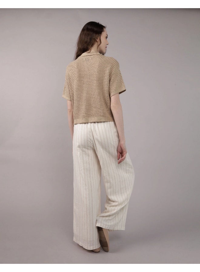 American Eagle AE Short-Sleeve Collared Cardigan  - Image 2