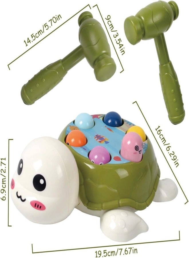 VarietyVoyageD Hammering and Pounding Toy,Toys for 3 4 5 6 Year Old Boys,Baby Interactive Toys Toddler Activities Games with 2 Hammer,Learning,Active,Early Educational Toy,Gift for Boys Girls Toddlers  - Image 2