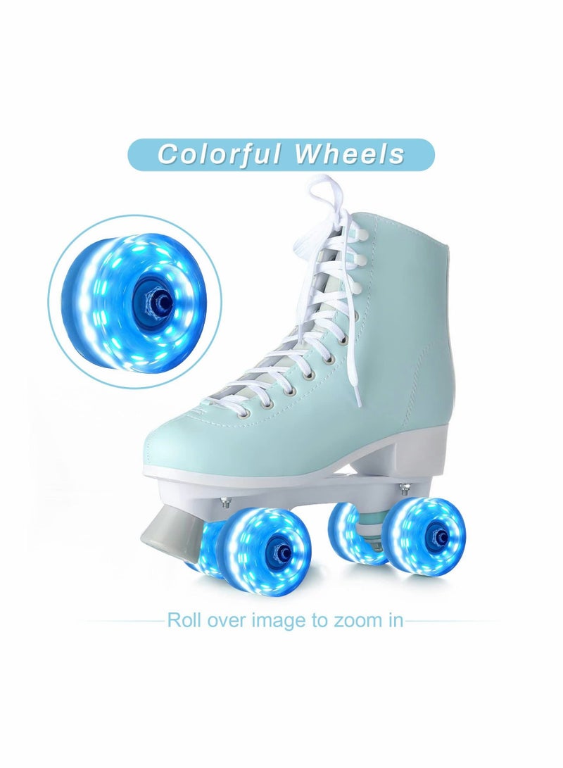 KASTWAVE 8 Pieces Luminous Skate Wheels with Bearings Installed 32 x 58 mm 78A - Image 3