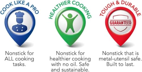 Scanpan FBA Fry Pan, 9-1/2", 9-1/2-Inch, black,silver - Image 5