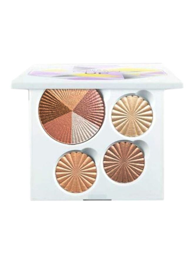 OFRA Glow Up Highlighter Palette Golden Bronze/Cool Pink/Pearly White - Image 1