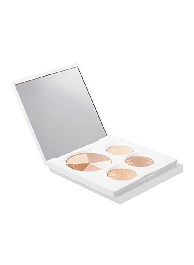 OFRA Glow Up Highlighter Palette Golden Bronze/Cool Pink/Pearly White - Image 2