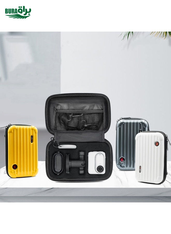 BURAQ For Insta360 GO 3 / GO 3S AMagisn Hard Shell Storage Bag Waterproof Bag(Yellow)  - Image 2