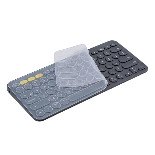 Digi-Tatoo Keyboard Cover Compatible with Logitech K380 Multi-Device Bluetooth Keyboard/Pebble Keys 2 K380S Keyboard - Transparent Silicone Keyboard Protector Skin - Image 2