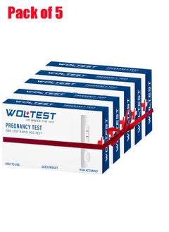 Woltest Pregnancy Test One Step Rapid HCG Test – Easy to Use | Quick Results | High Accuracy | Home Pregnancy Test Kit