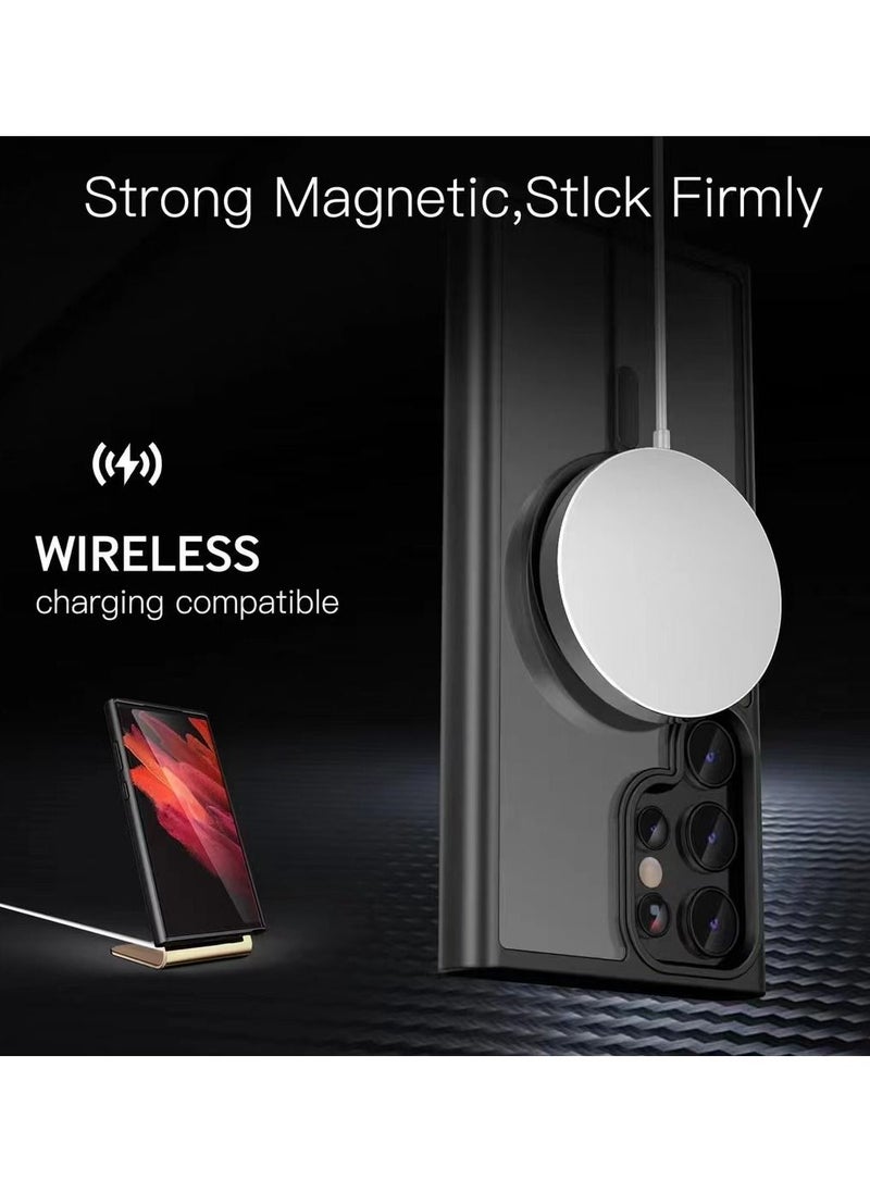 Color Fans - Magnetic Phone Case for Samsung Galaxy S23 Ultra Black - Image 1